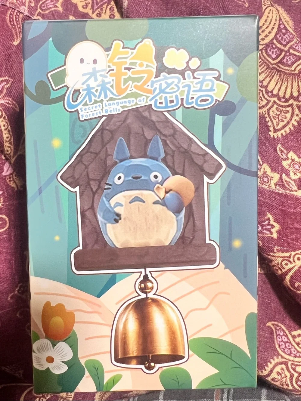 No-Face Bell Wind Chime - Black & Gold